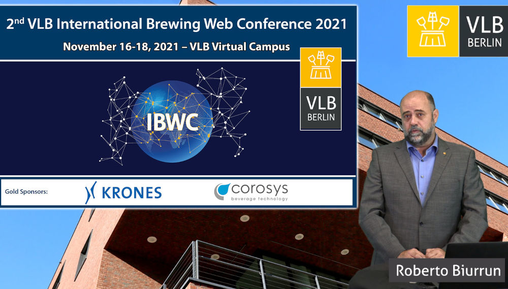 Roberto Biurrun, Coordinator of the 2nd VLB International Brewing Web Conference (Photo by VLB Berlin)