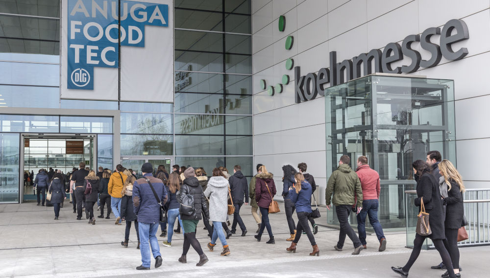 Picture of the south entry to the Anuga fair (photo: koelnmesse)