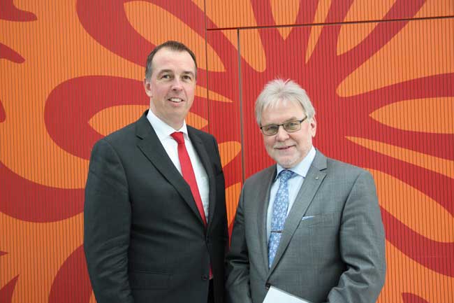 Dirk Reinsberg und Günther Guder vom BV-GFGH