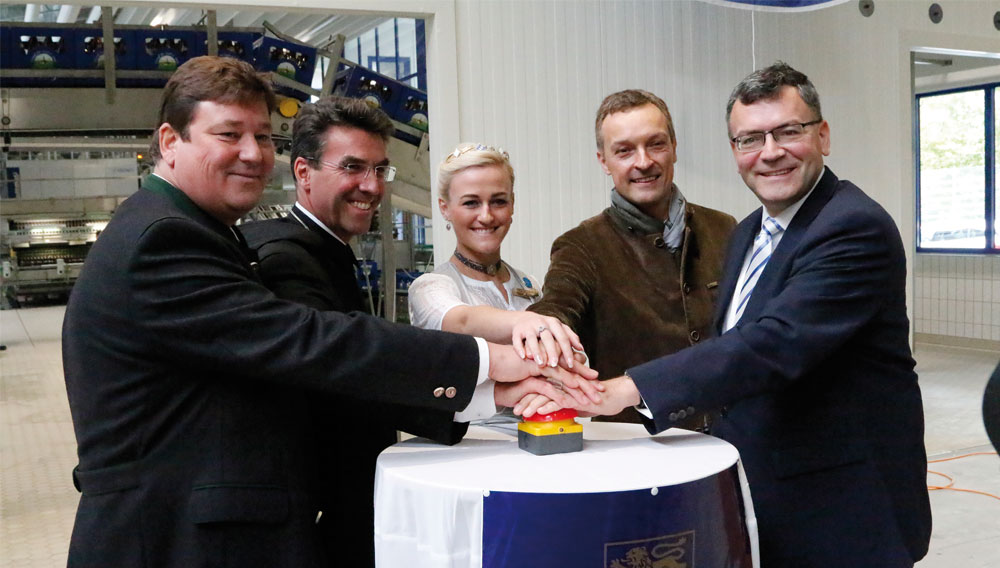 Startschuss für die neue Füllerei in der Klosterbrauerei Andechs
