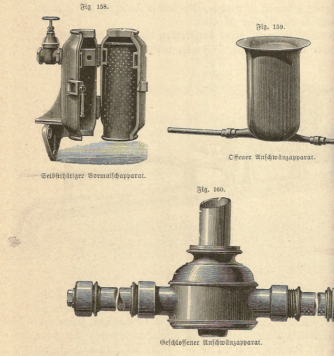 Mit dieser Technik wurde um 1900 angeschwänzt (Quelle: Archiv Fachverlag Hans Carl)