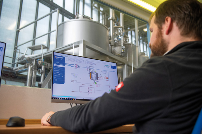 Die Sudhaussteuerungssoftware Braumat von Siemens im Einsatz in einer Brauerei (Foto: Siemens)