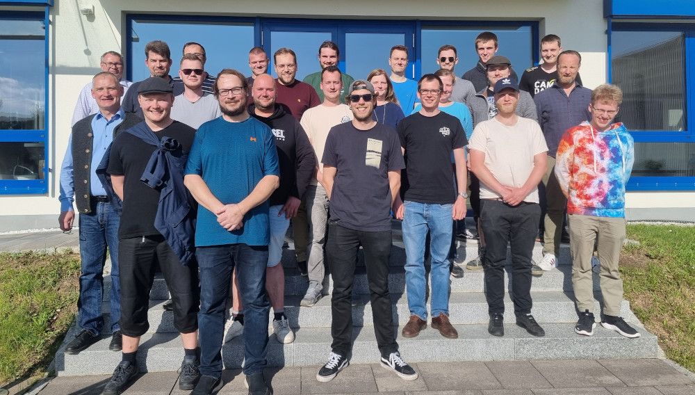 Zufriedene Gesichter bei den Beteiligten des Praxisseminars in Bad Kissingen Gruppenfoto der Beteiligten des Praxisseminars in Bad Kissingen