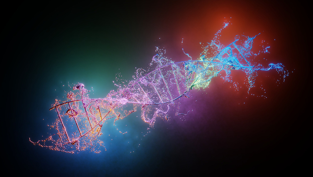 Abstrakte Darstellung einer Fettsäure-Analytik (Foto: MasterTux auf Pixabay)