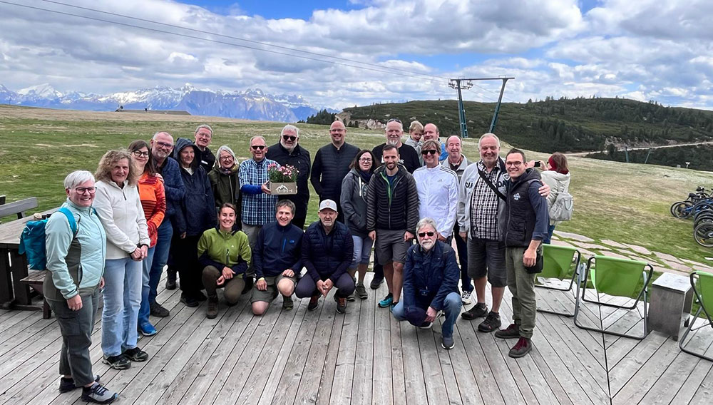 Gruppenbild auf der Feltuner Hütte