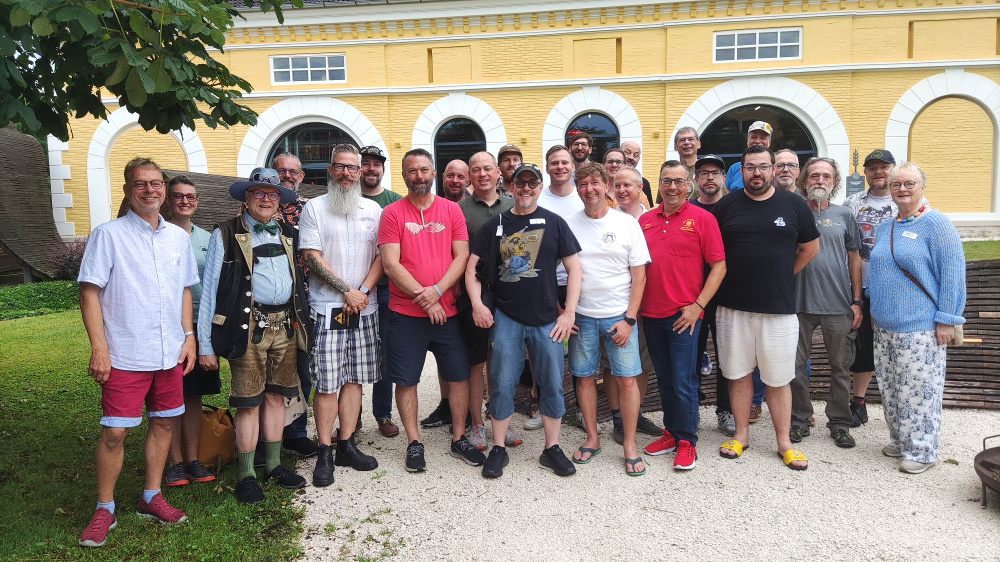Gruppenfoto aller Teilnehmer des siebten Braumeistercamps